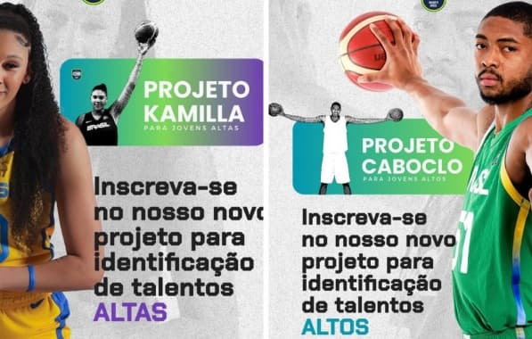 CBB lança projetos Bruno Caboclo e Kamilla Cardoso para descobrir novos talentos no basquete