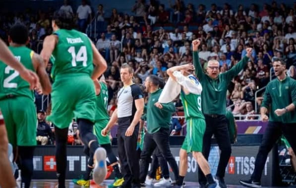 Seleção masculina de basquete vence a Letônia e garante vaga nas Olimpíadas de Paris 