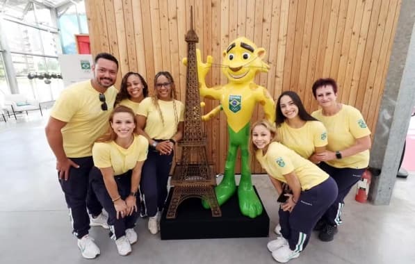 Equipe de ginástica brasileira é primeira a chegar na Vila Olímpica de Paris 