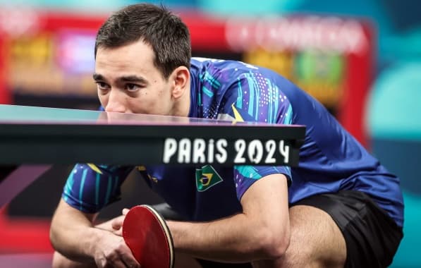 Paris-2024: Hugo Calderano vence espanhol e avança às oitavas de final no tênis de mesa