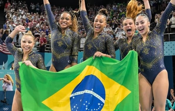 Paris 2024: Brasil conquista medalha de bronze na ginástica artística feminina por equipes  