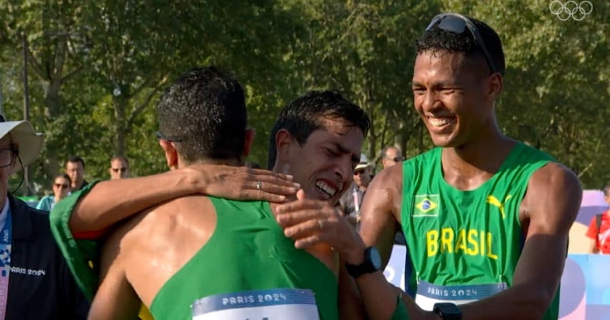 Caio bonfim ao chegar no final da prova