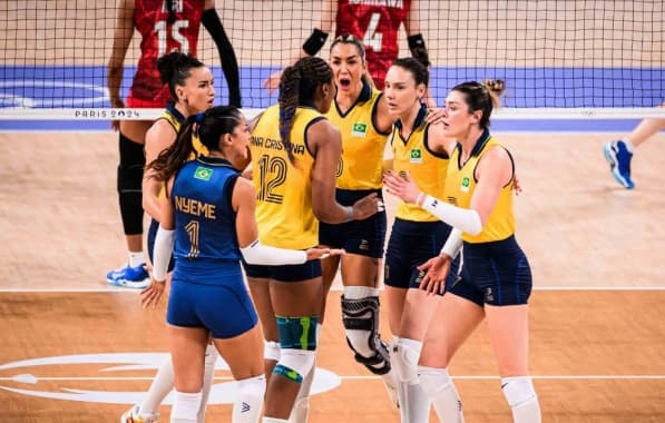 Paris-2024: Brasil vence Japão e se classifica às quartas de final no vôlei feminino