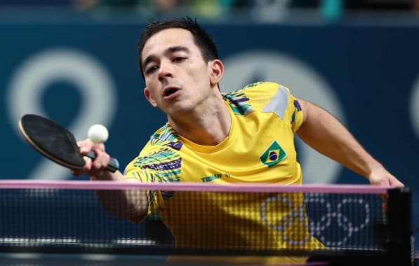 Paris-2024: Hugo Calderano sofre revés na semifinal e jogará pelo bronze no tênis de mesa