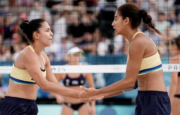 Paris-2024: Ana Patrícia e Duda vencem dupla japonesa e avançam para as quartas de final do vôlei de praia