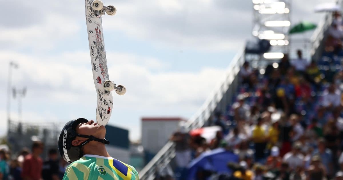 Augusto Akio, durante competição