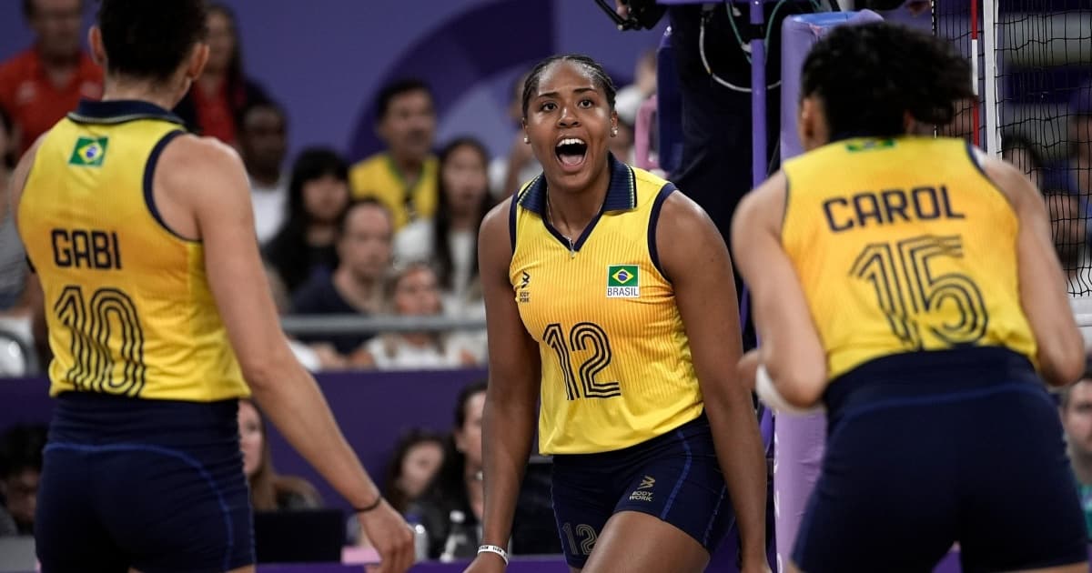 Paris-2024: Brasil perde para os Estados Unidos e vai para disputa do bronze no vôlei