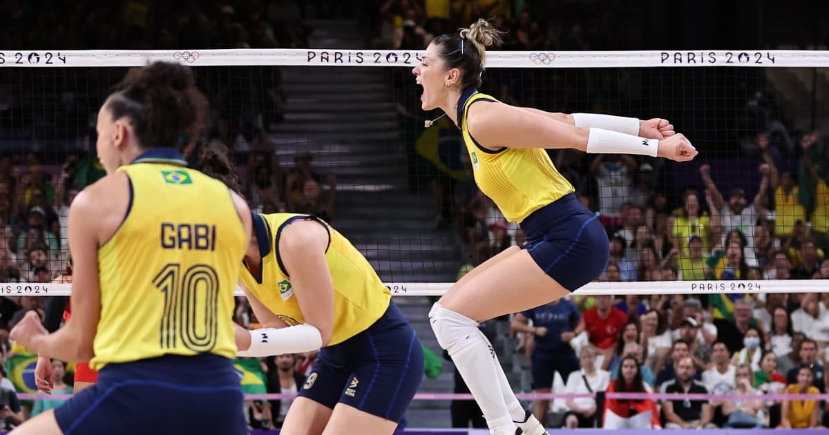 Seleção Brasileira de vôlei nos Jogos Olímpicos de Paris