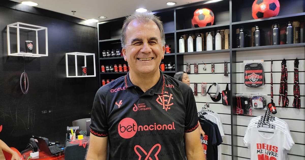 Após confirmar Iury Castilho, Fábio Mota diz que o Vitória continua no mercado: "Buscamos um lateral-esquerdo"