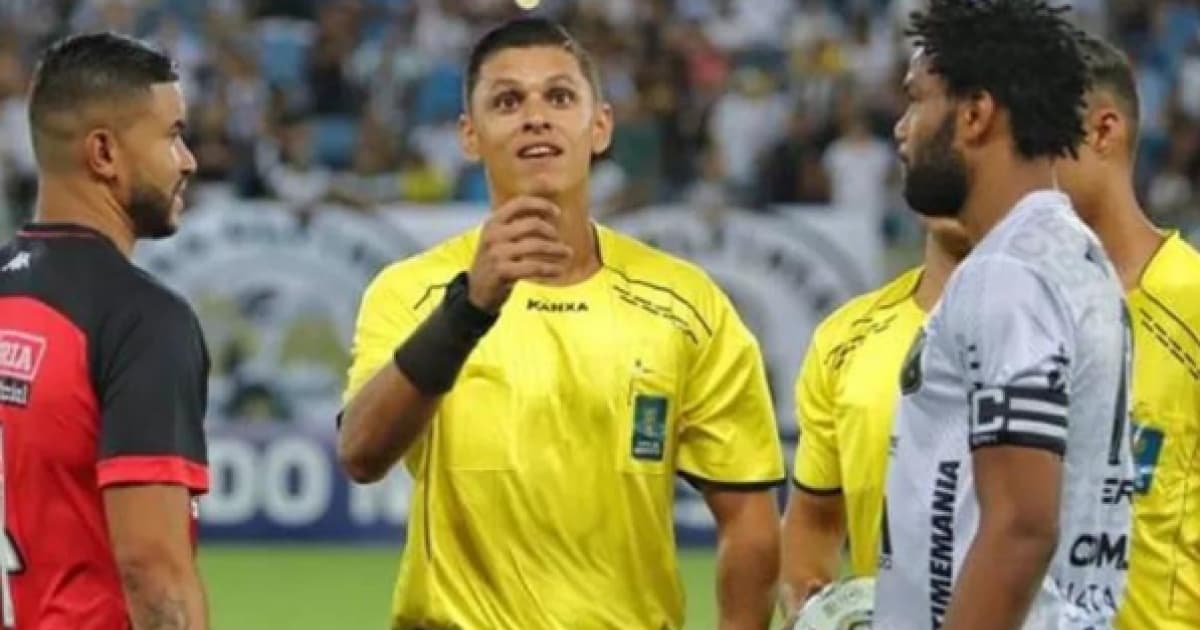 Árbitro sergipano apita Cruzeiro x Vitória pelo Campeonato Brasileiro 