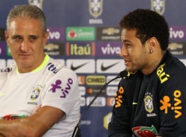 Tite estuda como dar 'conforto' a Neymar nas partidas pela seleção brasileira