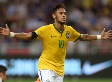 Neymar dá show, marca quatro e Brasil goleia o Japão