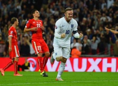 Já garantida na Eurocopa, Inglaterra vence de novo e Rooney bate recorde
