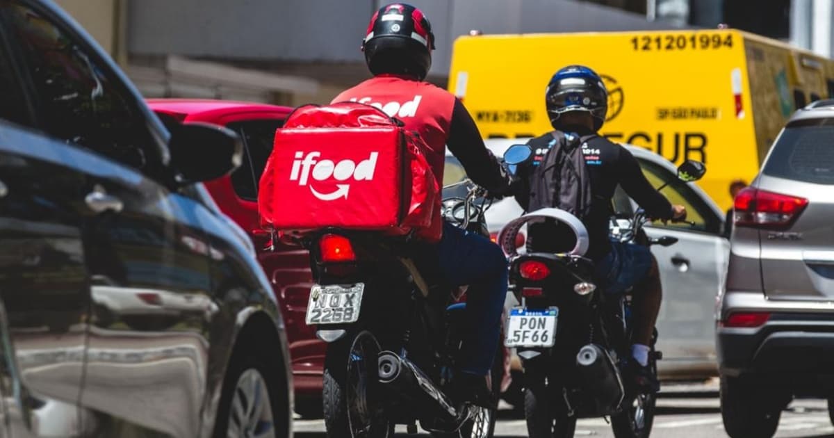 iFood quer contribuição ao INSS de 5% a 11% sobre renda dos motoboys