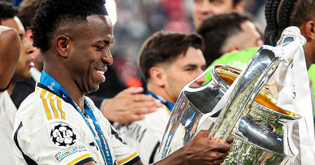 "Acabei custando pouco", brinca Vinicius Júnior após segundo título na Champions