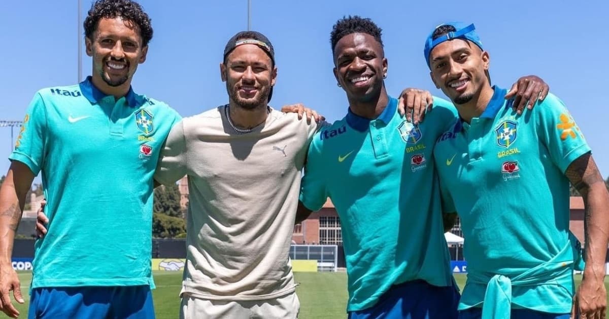 Neymar faz aparição relâmpago na seleção, mas não fica para ver treino