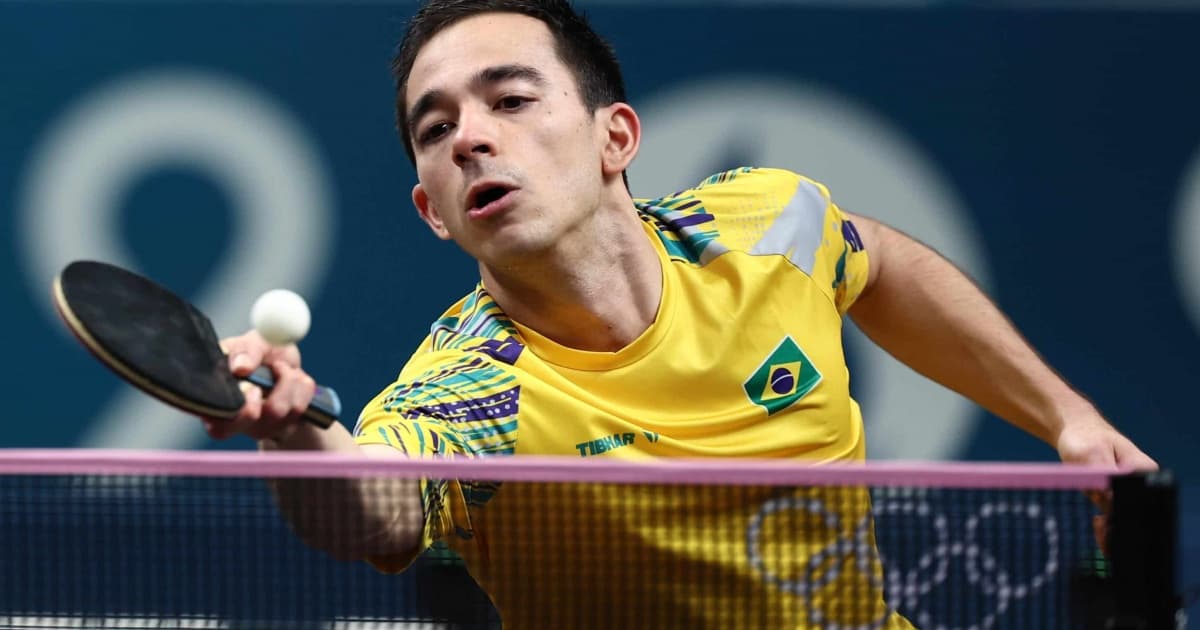 Hugo Calderano volta a ser o 3º do ranking mundial após campanha histórica em Paris