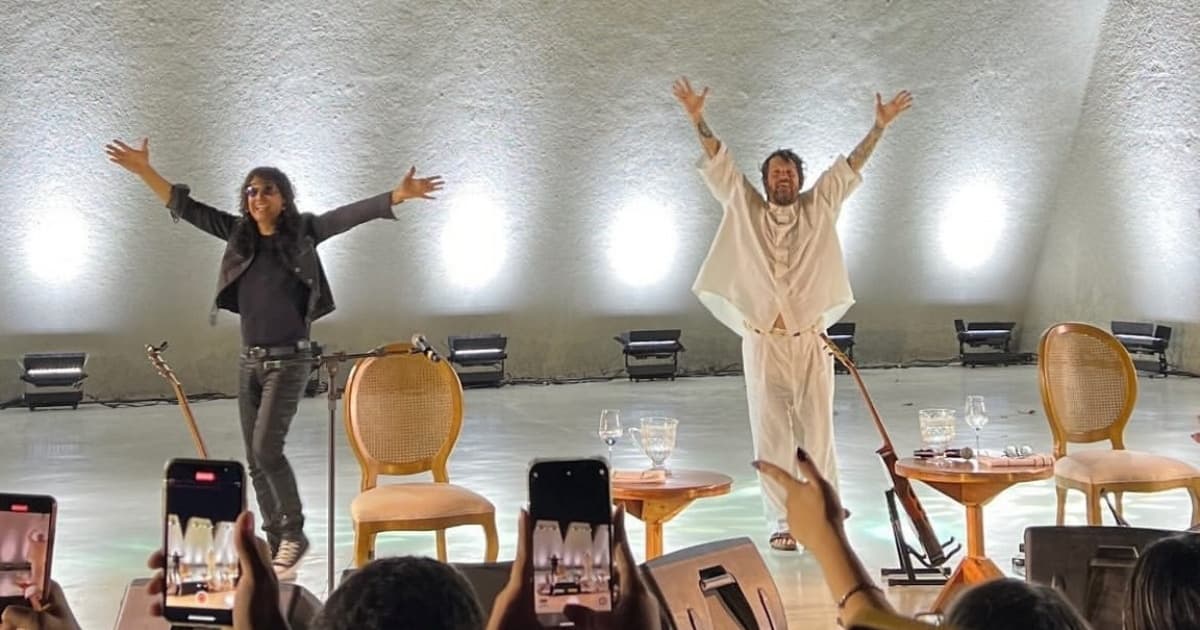 Luiz Caldas e Saulo se apresentam no Teatro L'Occitane em Trancoso 