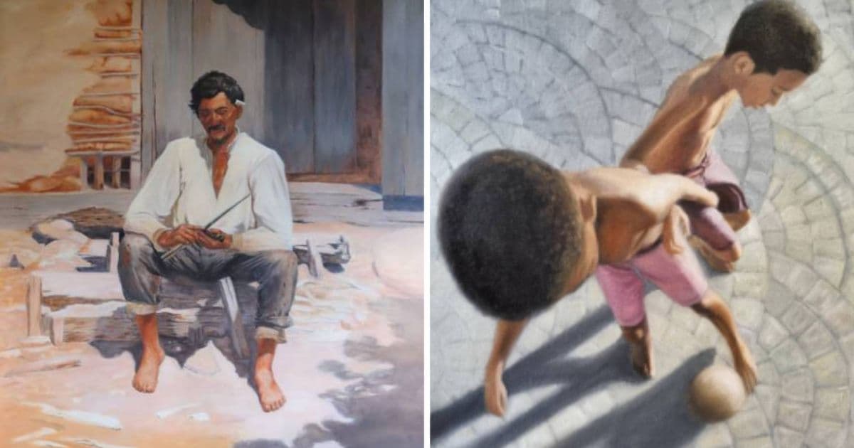 Exposição 'Humanidade - Óleo sobre Tela' é apresentada no Vitória Boulevard