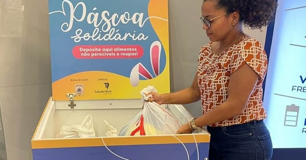 Páscoa Solidária tem ponto de doação no Salvador Shopping e no Salvador Norte 