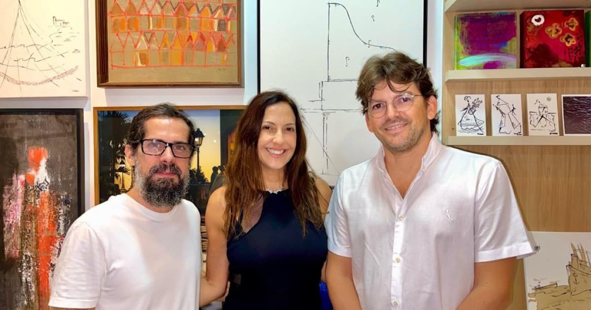 Carol Sousa, Elano Passos e Celo Hermida inauguram Ateliê da Villa