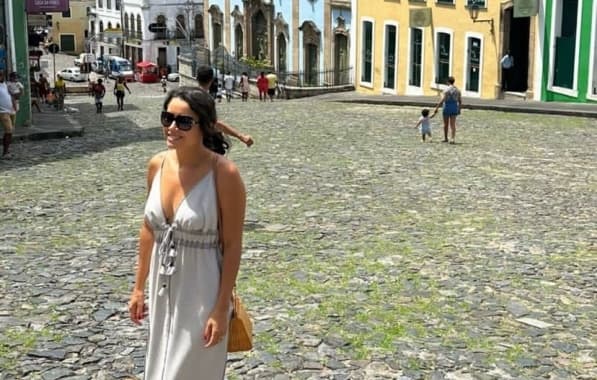 Hospedada no Fasano, Daniela Filomeno visita Centro Histórico de Salvador 