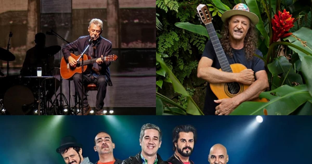 Chico Buarque, Alceu Valença e Jota Quest desembarcam na Concha Acústica em abril; veja programação completa