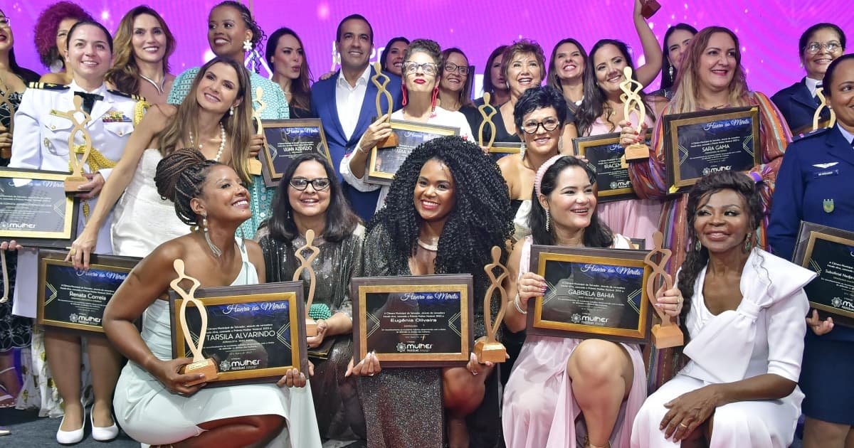 Confira as baianas que receberam o Prêmio Mulher Notável nesta sexta 