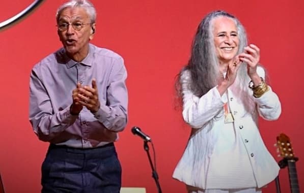 Caetano Veloso homenageia Maria Bethânia após posse da cantora na ALB: “encarnação da poesia”