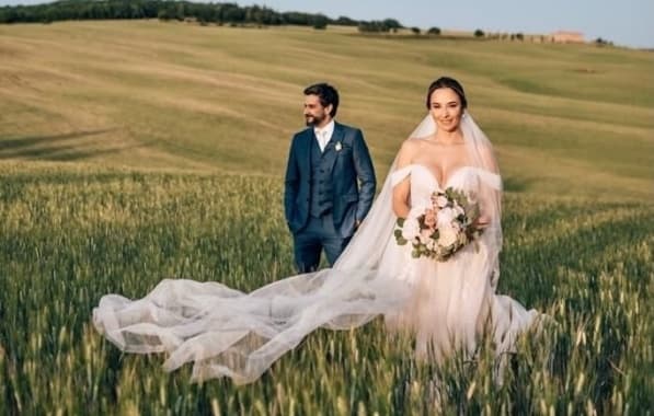 Marina von Ammon e Marcelo Braga celebram um ano de casamento: “Que sorte a nossa!”