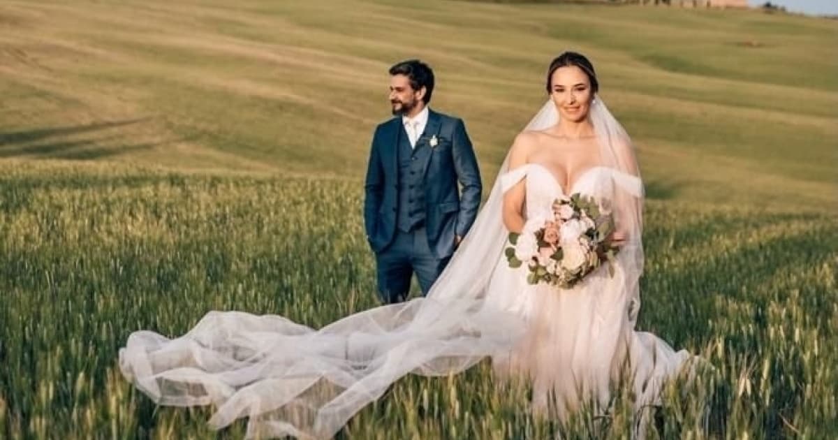 Marina von Ammon e Marcelo Braga celebram um ano de casamento: “Que sorte a nossa!”