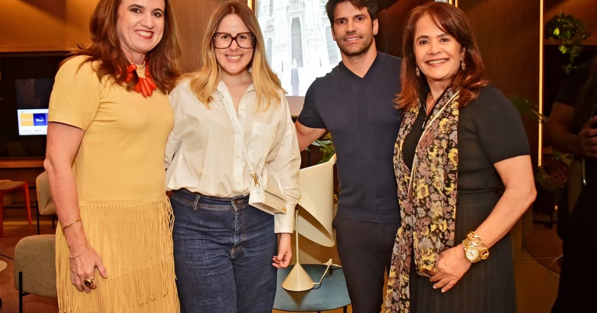 Kika Mattos palestra sobre tendências de Milão para arquitetos baianos; confira quem esteve