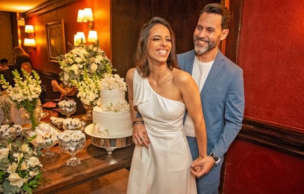 Bruno e Juliana Belens se casam com cerimônia intimista em Salvador