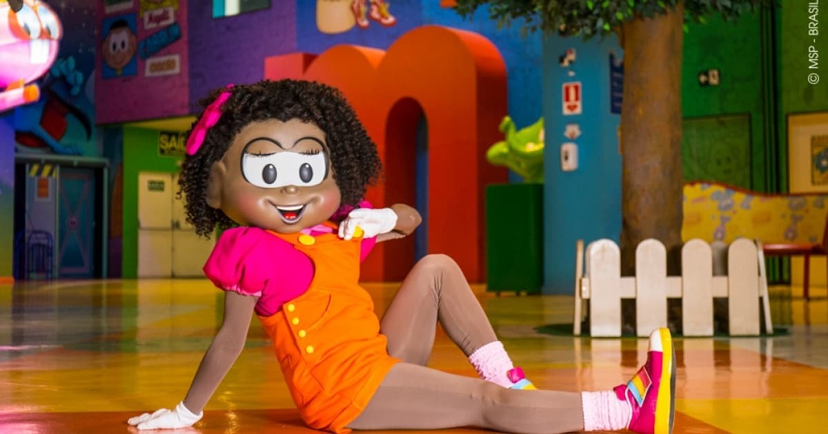 Em ação gratuita, Shopping da Bahia recebe primeira personagem negra da Turma da Mônica; saiba mais