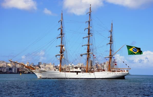 Conheça o Navio-Veleiro “Cisne Branco”; embarcação tem visitação gratuita neste domingo em Salvador