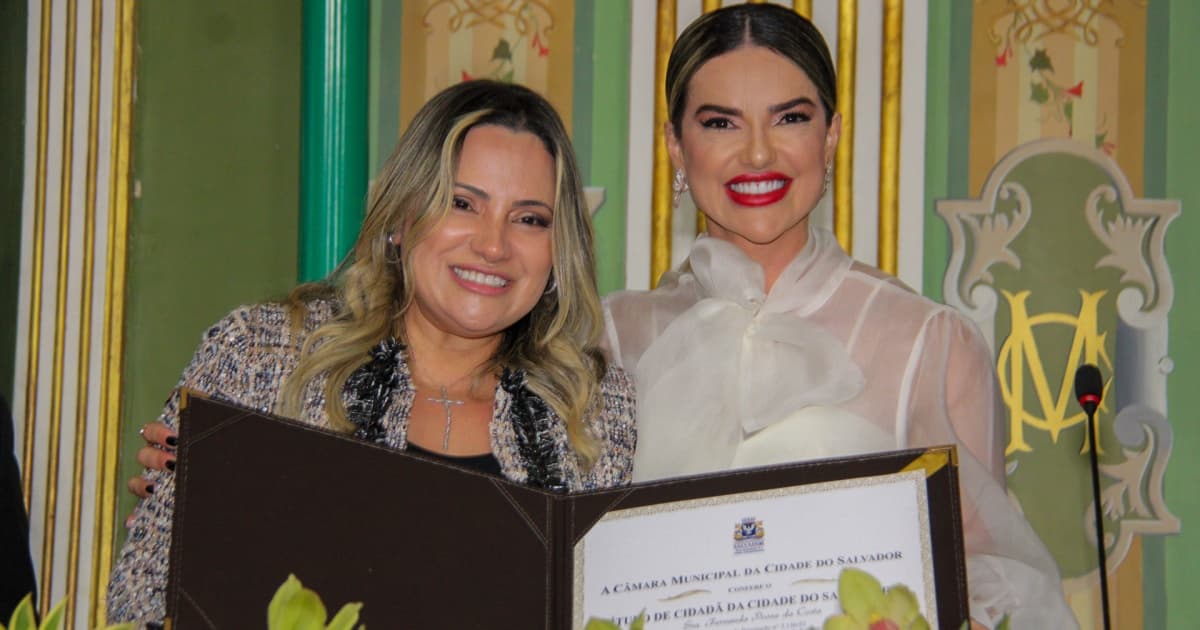 Chef Fernanda Possa recebe título de cidadã soteropolitana; veja fotos