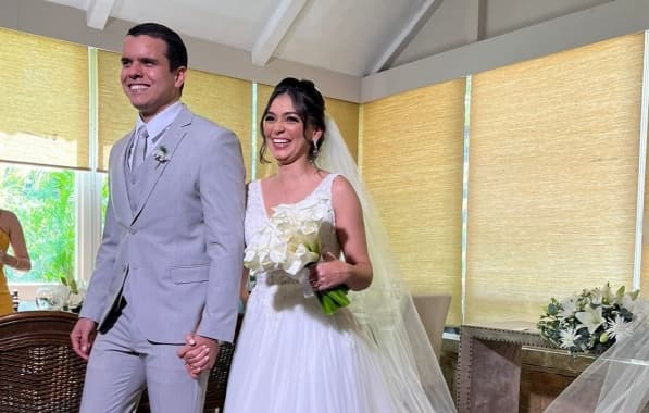 Laís Aguiar se casa com médico radiologista em cerimônia intimista 