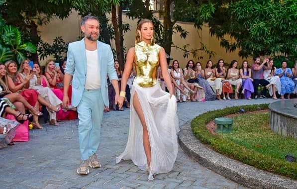 Nicole Dantas e Arnaldo Ventura celebram chegada do verão com lançamento da coleção de beachwear em Salvador 