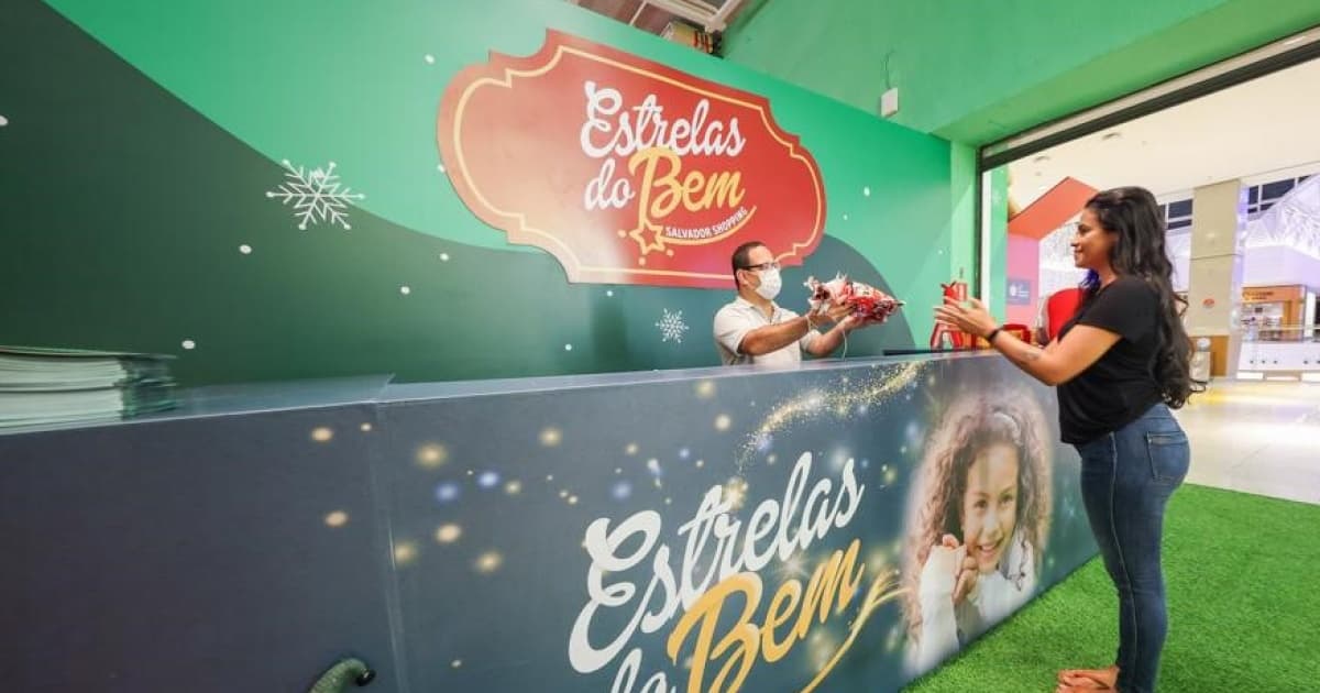 Shoppings de Salvador promovem ação social que vai presentear mais de 300 crianças no Natal
