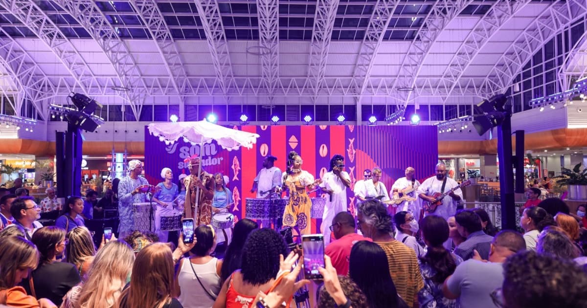 Cortejo Afro e Gerônimo apresentam show gratuito no Salvador Shopping