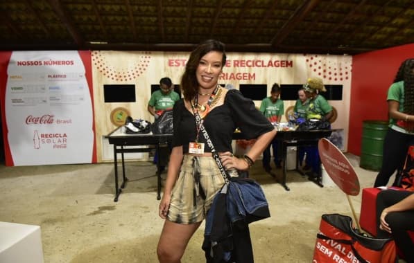 Katielle Haffner explica ação da Coca-Cola, que conecta lazer com sustentabilidade no Festival de Verão