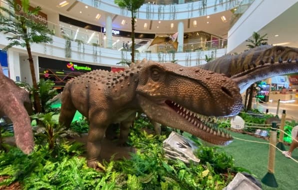 Salvador Norte Shopping recebe maior exposição de dinossauros da América Latina