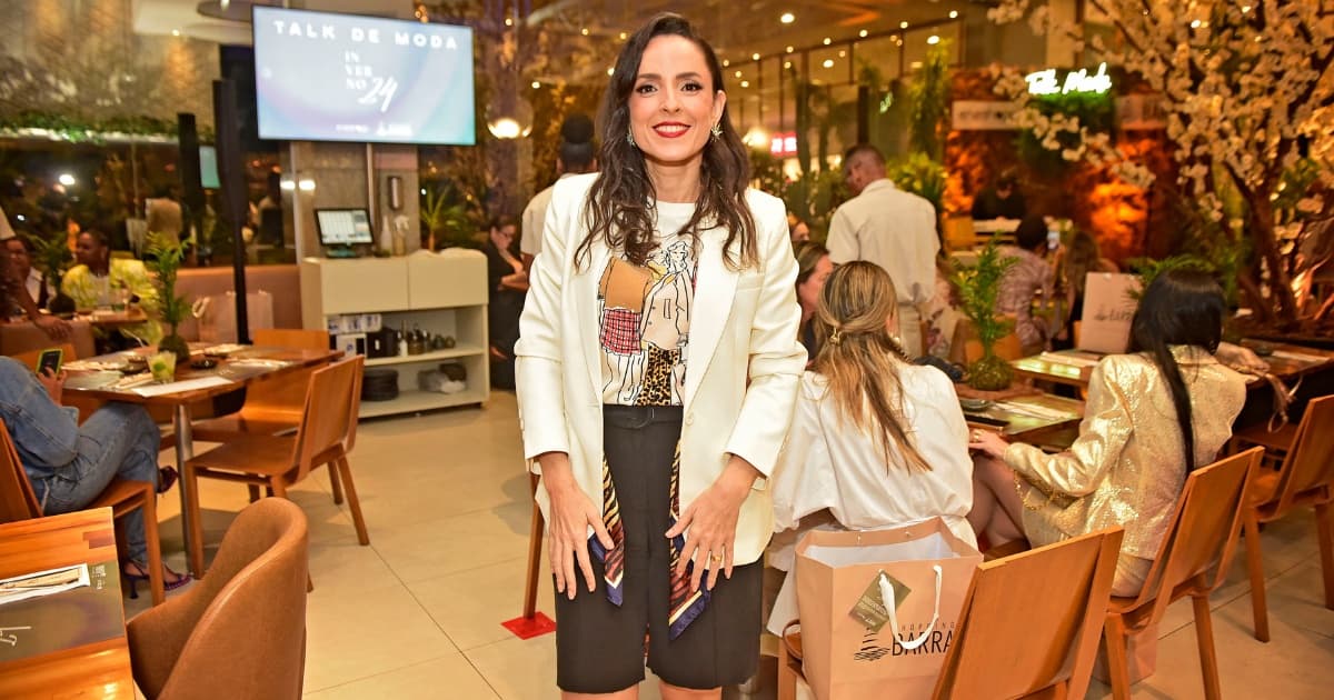 Confira quem esteve no talk de moda com Glória Kalil realizado no Shopping Barra