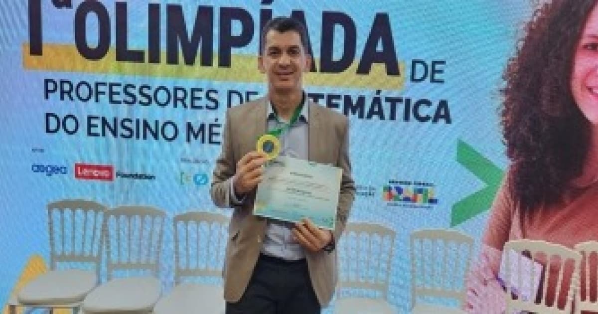 Professor baiano fica entre os dez melhores educadores de matemática do Brasil