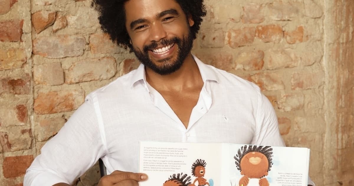 Ator de “Amor Perfeito”, Diogo Almeida lançará livro infanto-juvenil em Salvador