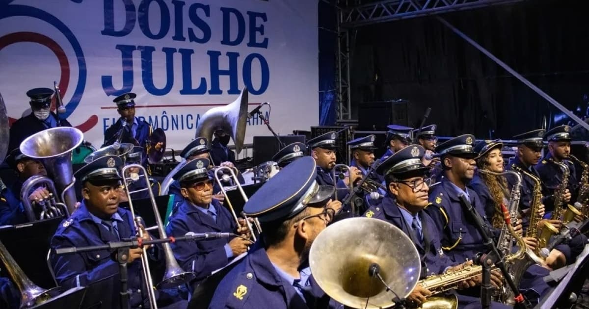 Filarmônicas da Bahia homenageiam independência do estado no 2 de julho 