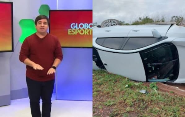 Apresentador da TV Bahia, Danilo Ribeiro sofre acidente de carro ao retornar a Salvador