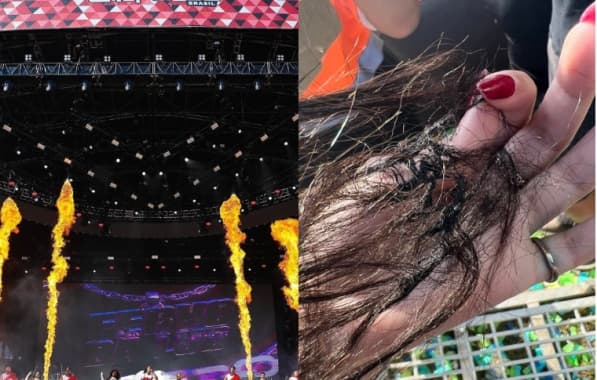 VÍDEO: Mulher tem cabelo queimado durante show de Ludmilla no Lollapalooza