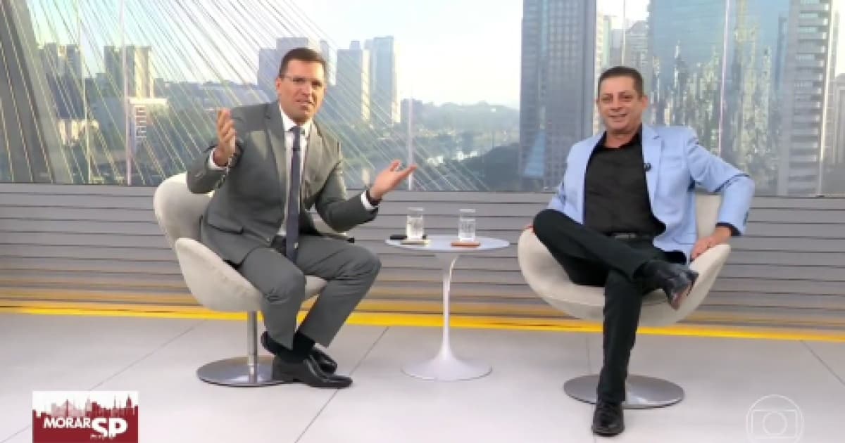 Secretário pede beijo de Bocardi e causa climão ao vivo na Globo