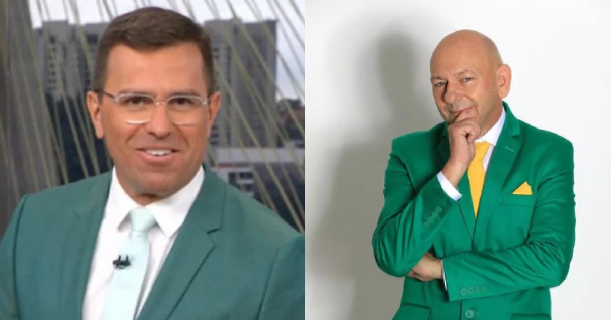 Rodrigo Bocardi e Luciano Hang